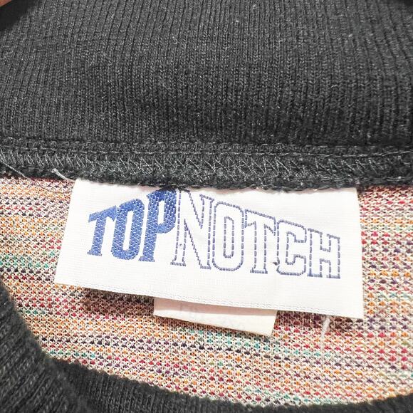 Vintage metallic cowl turtle neck knit sweater Top Notch Plus Size 2x - Picture 2 of 4